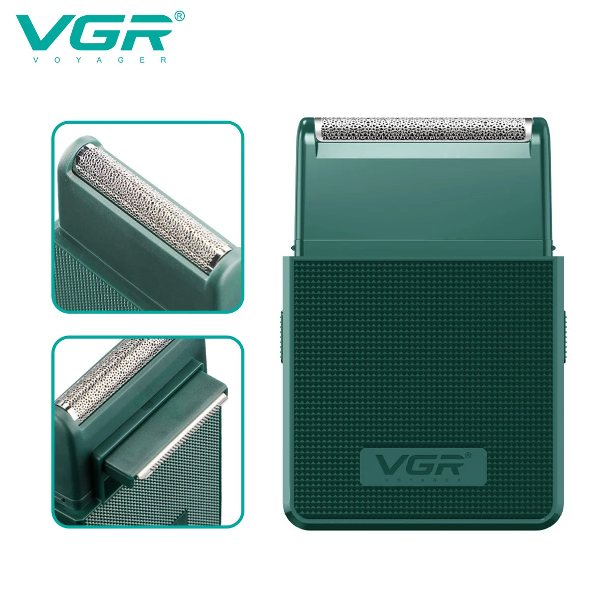 Razor Rechargeable Shaver Professional Beard Trimmer Travel Hair Trimmers Reciprocating Shaving Machine for Men V-376