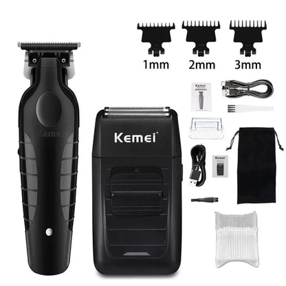 KM-2296 KM-2299 KM-1102 Professional Hair Clipper Kit Electric Shaver Male Hair Cutting Machine Men’S Cordless Trimmer