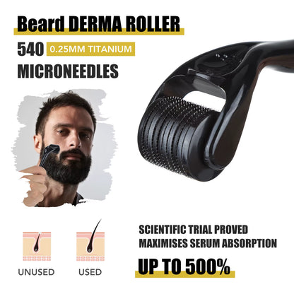 Beard Growth Kit for Men Barbe Hair Enhancerbeard Essential Oil Moisturizing Wax Growth Roller Comb Styling Scissors Beard Care